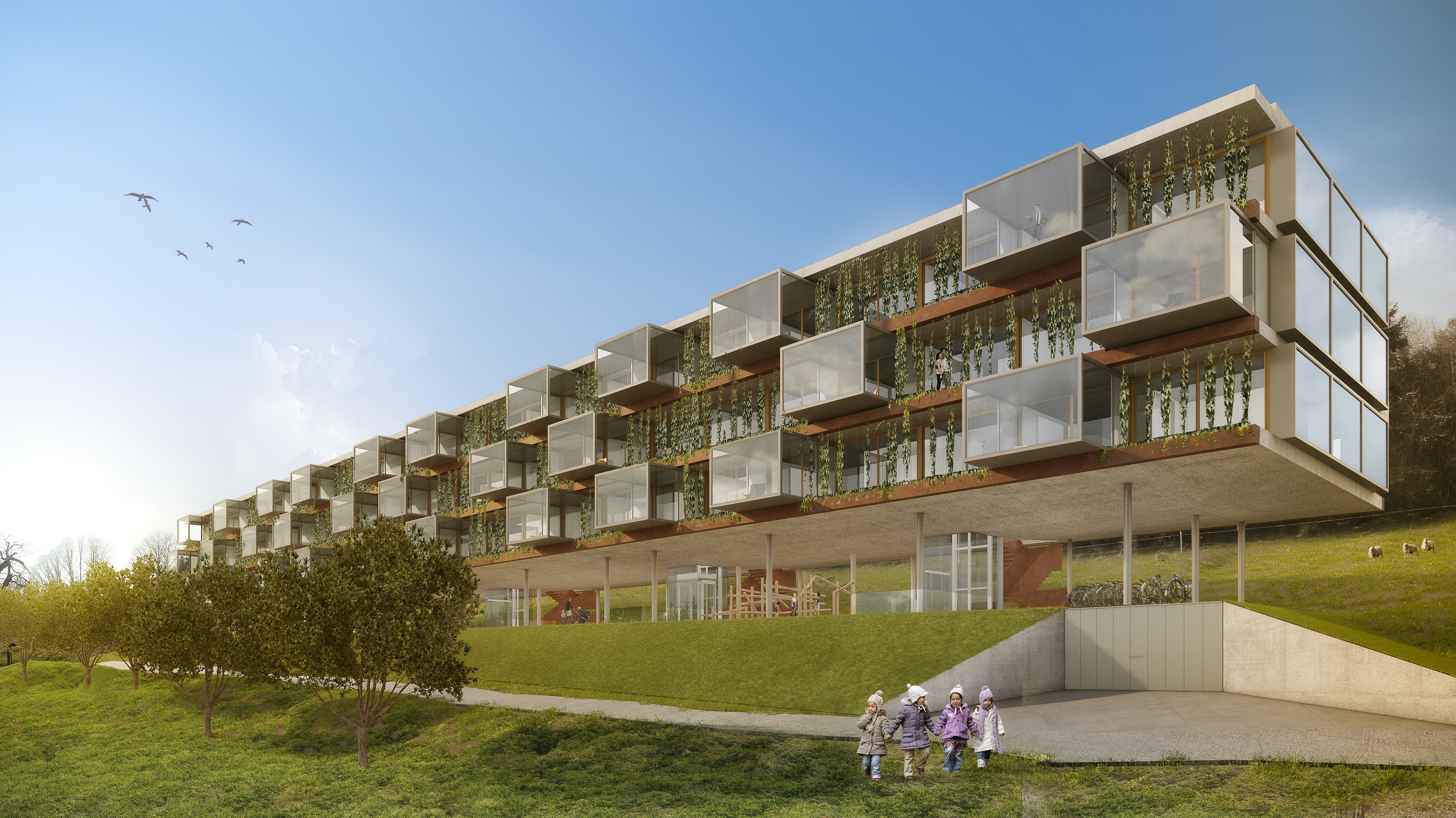 : Développement résidentiel ZPO Compois, Evilard, bauzeit architekten