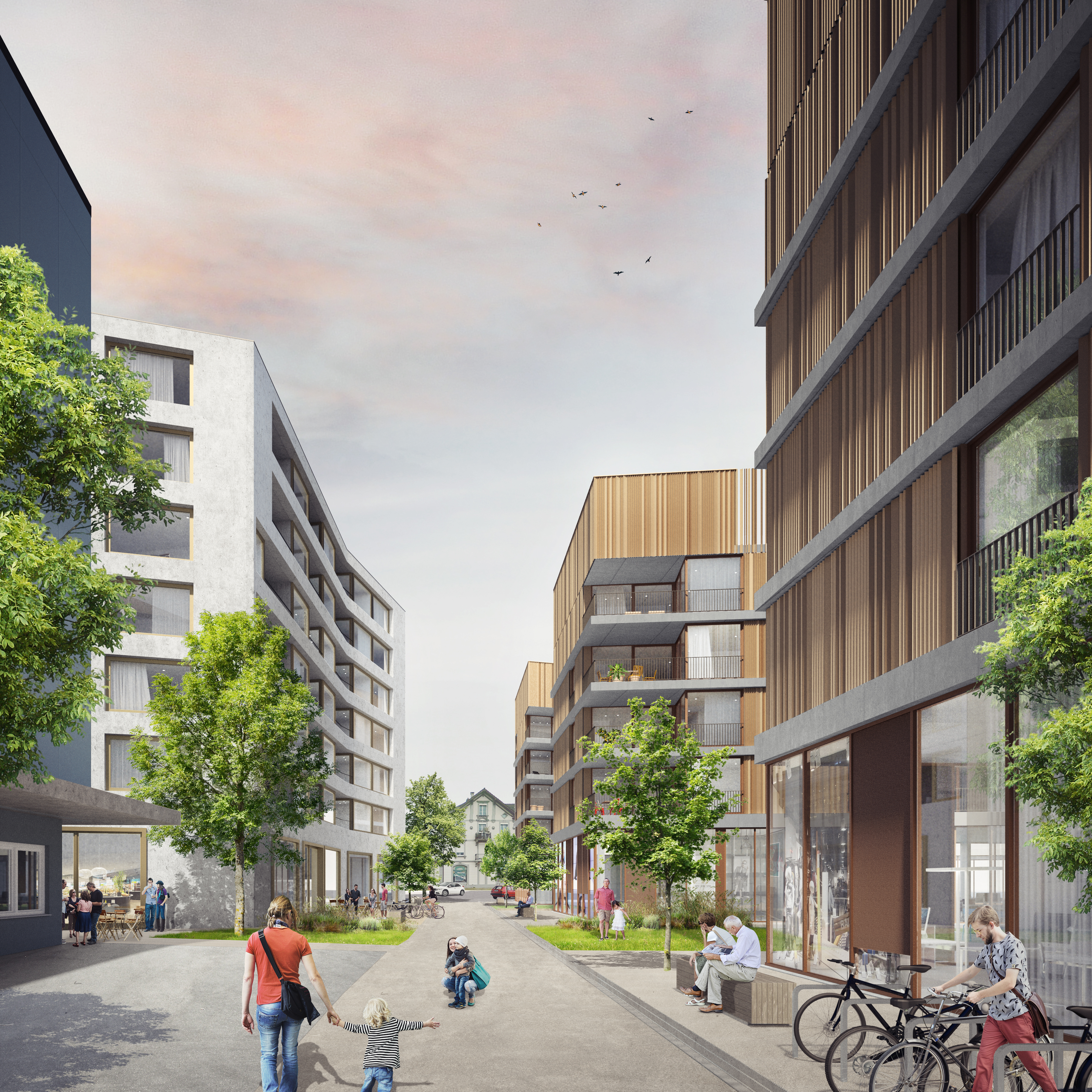 : Développement du site Farbweg, Burgdorf, bauzeit architekten