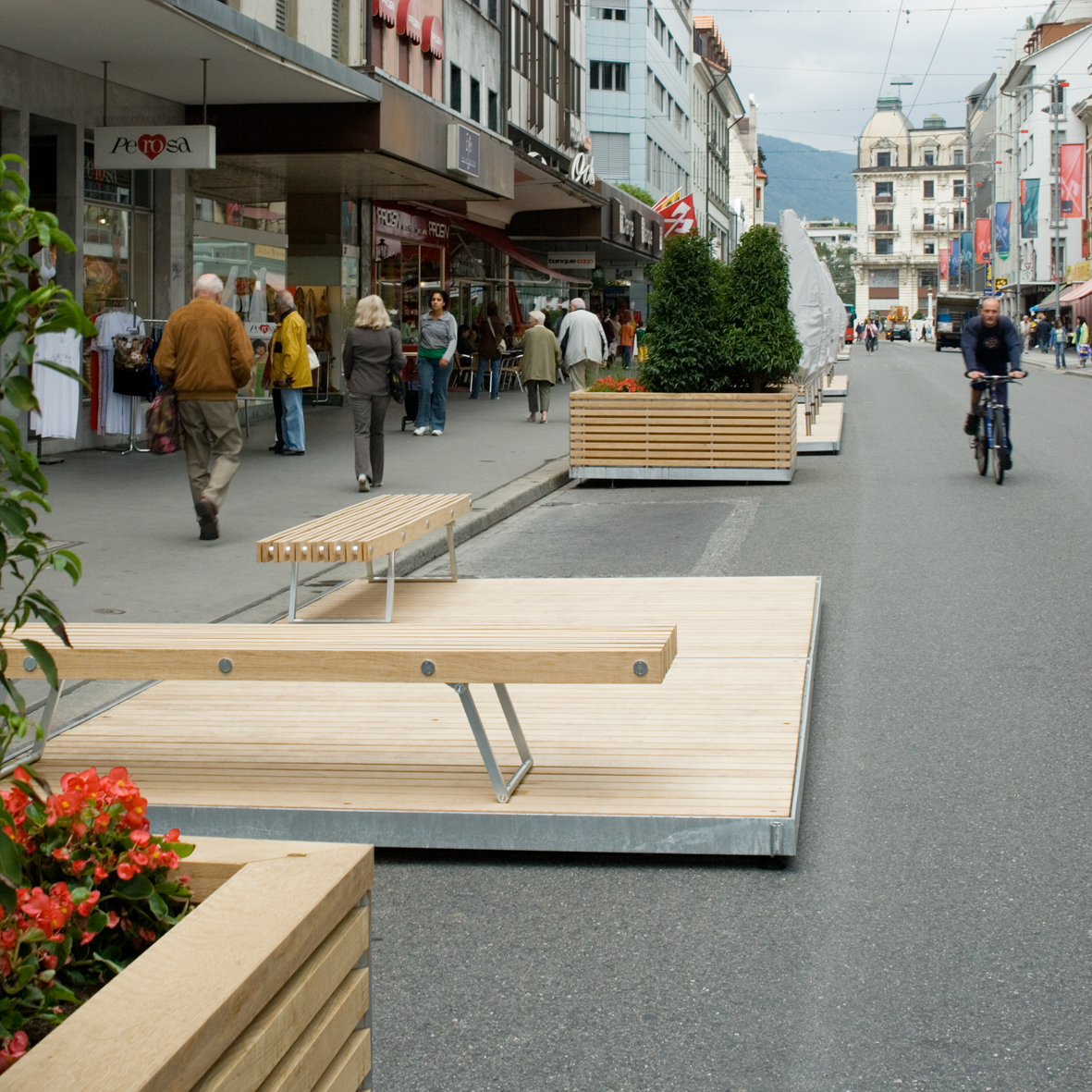 : Aménagement du centre ville, Bienne, bauzeit architekten