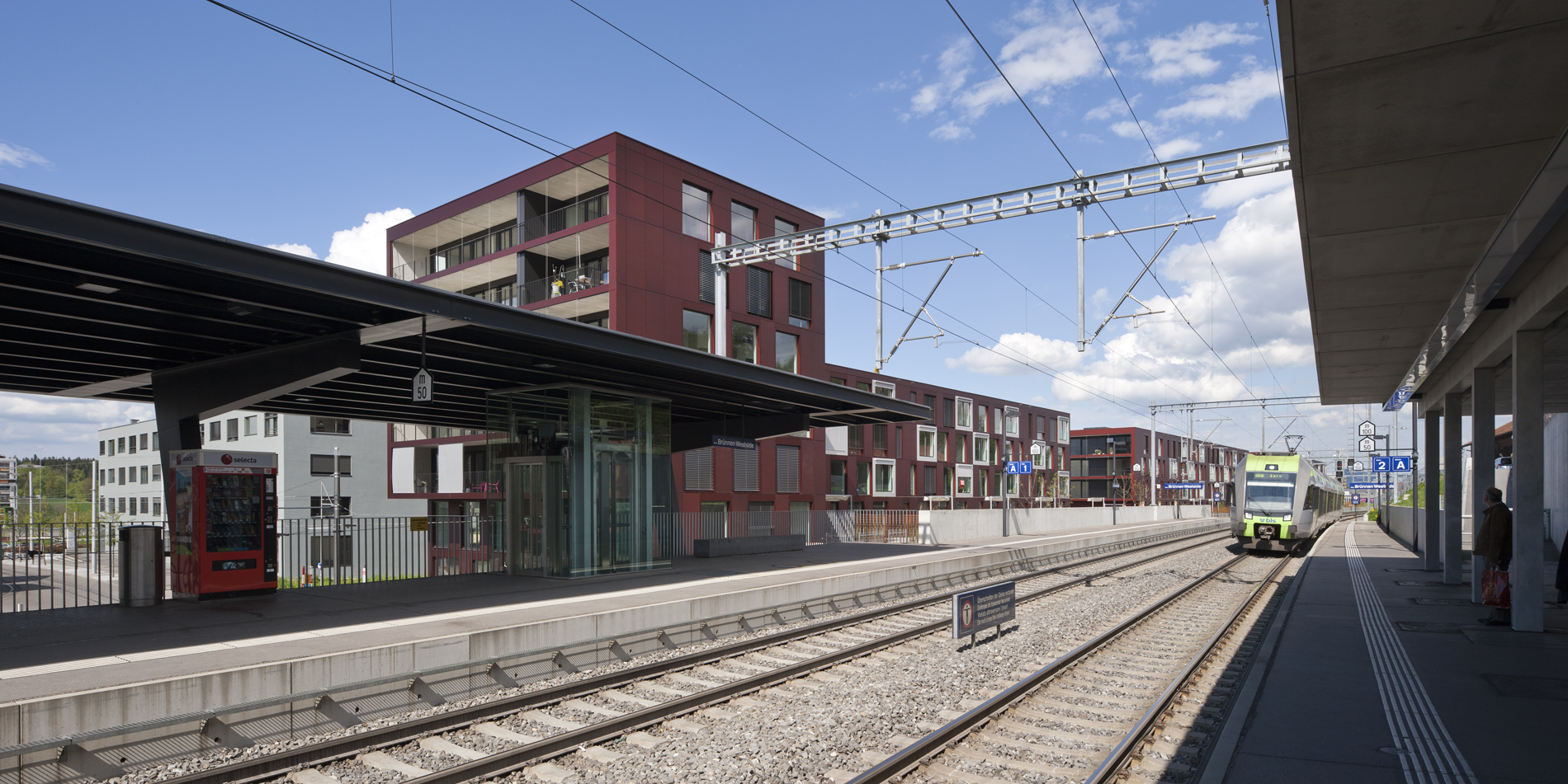: Überbauung mit 80 Wohnungen, Bern, Brünnen, bauzeit architekten