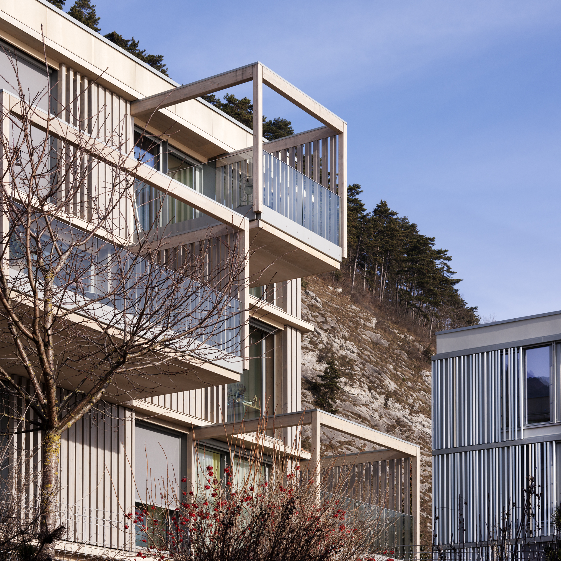 : Deux immeubles d'habitation au bord du lac, Bienne, bauzeit architekten
