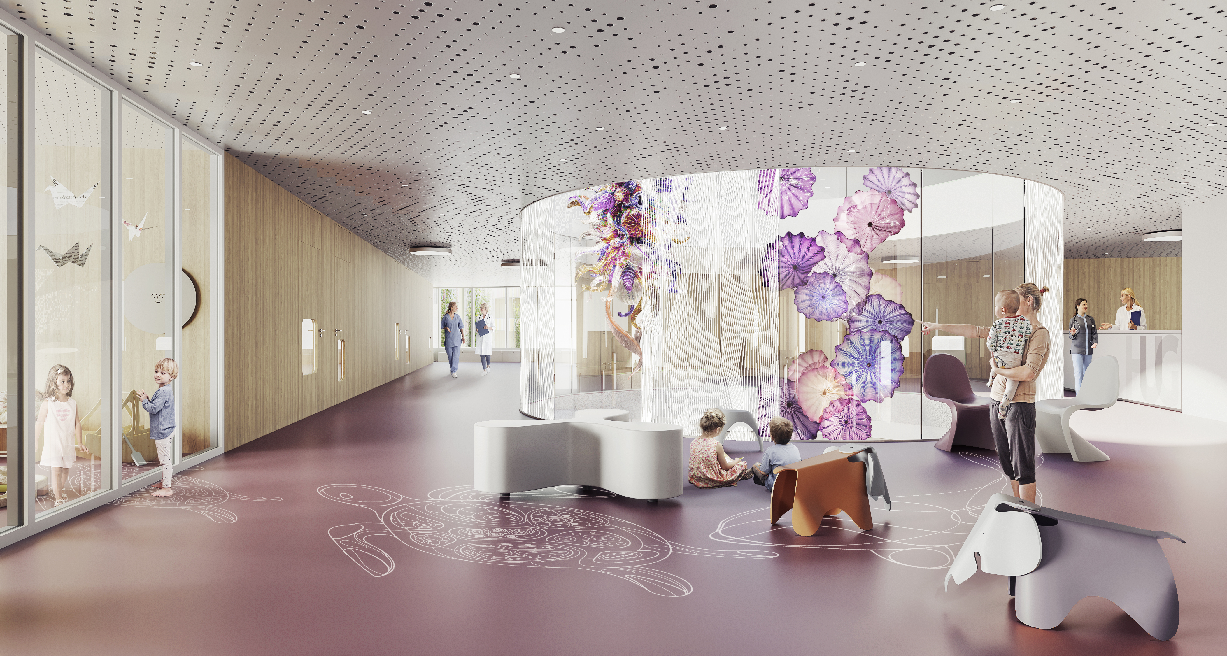 : Neues Kinderspital, Genève, bauzeit architekten